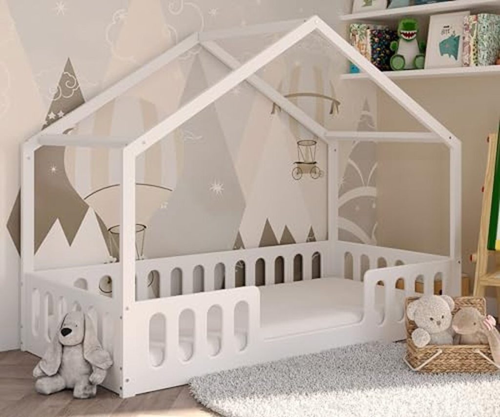 Test : lit maison Janne 2en1 transformable pour enfants 90x200 cm