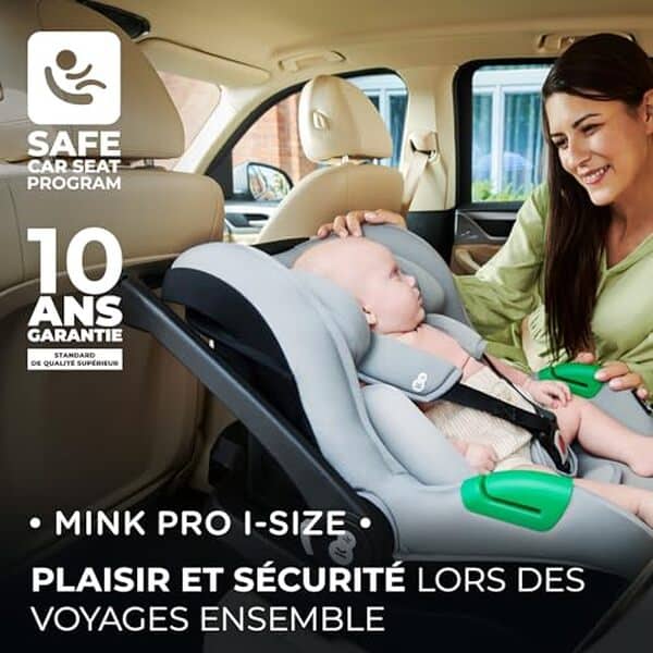 Découvrez notre avis sur le siège auto Kinderkraft MINK PRO i-Size : sécurité, confort et polyvalence pour vos trajets en famille