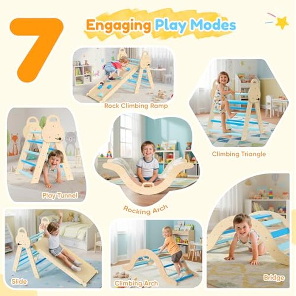 Découvrez notre avis sur le parcours motricité bébé 7 en 1 en bois antidérapant, un outil ludique et sécurisé pour développer les capacités motrices de votre enfant en toute sérénité.