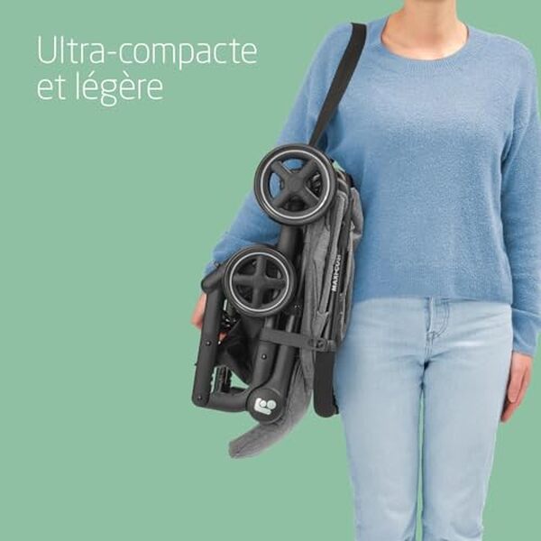 Découvrez le test complet de la poussette Maxi-Cosi Lara² : légèreté exceptionnelle et pliage automatique pour des sorties faciles avec bébé.