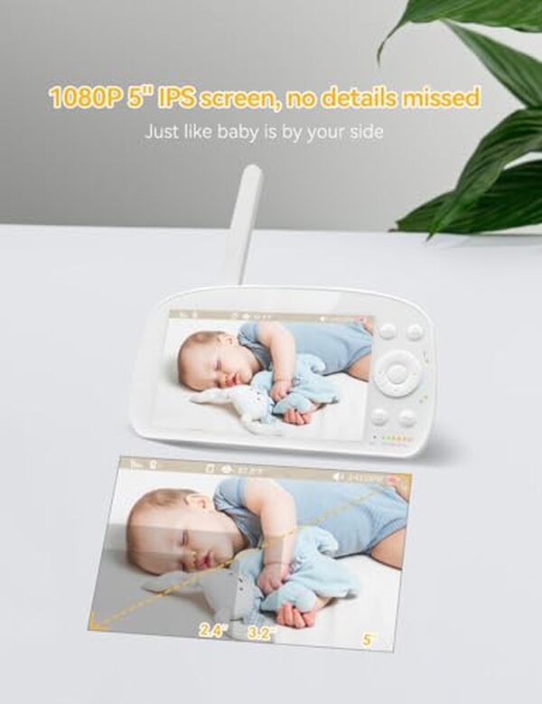 Découvrez notre avis détaillé sur le moniteur bébé 3-Link 1080p : vision nocturne claire et alerte de température pour une sécurité optimale de votre enfant