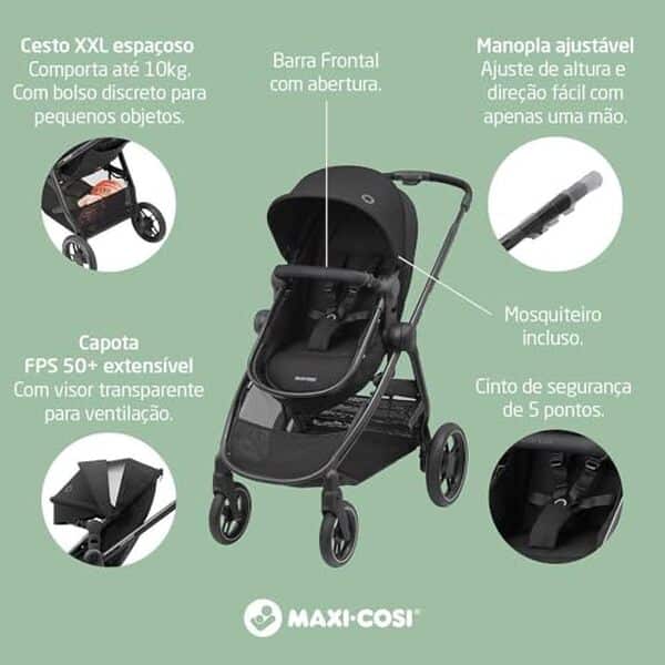 Explorez les caractéristiques de la poussette Maxi-Cosi Zelia 2 en 1 dans notre test complet : une solution pratique et polyvalente pour les parents modern