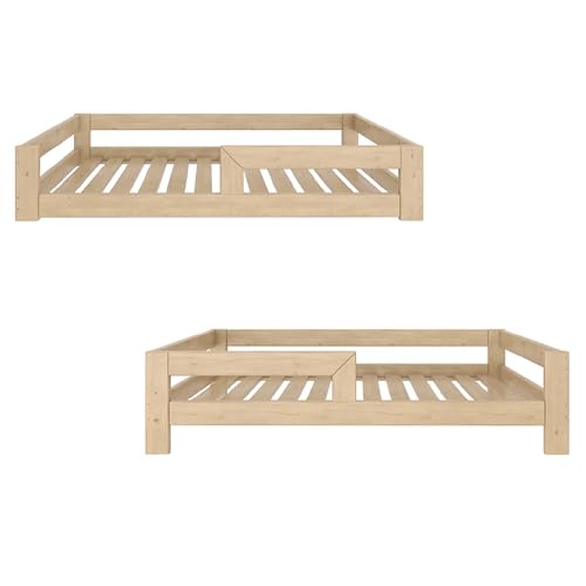 Test du lit Montessori Need Sleep avec protection anti-chute