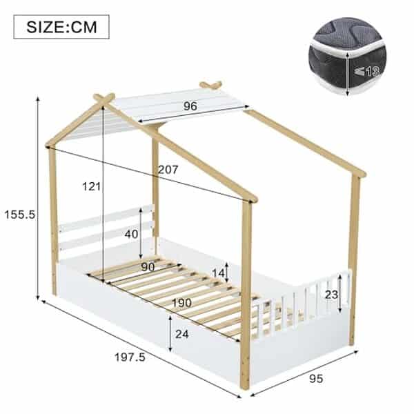 Découvrez notre test complet du lit cabane ModernLuxe enfant 90x190 cm en bois blanc et naturel. Design innovant, confort et sécurité pour la chambre de votre enfant. 