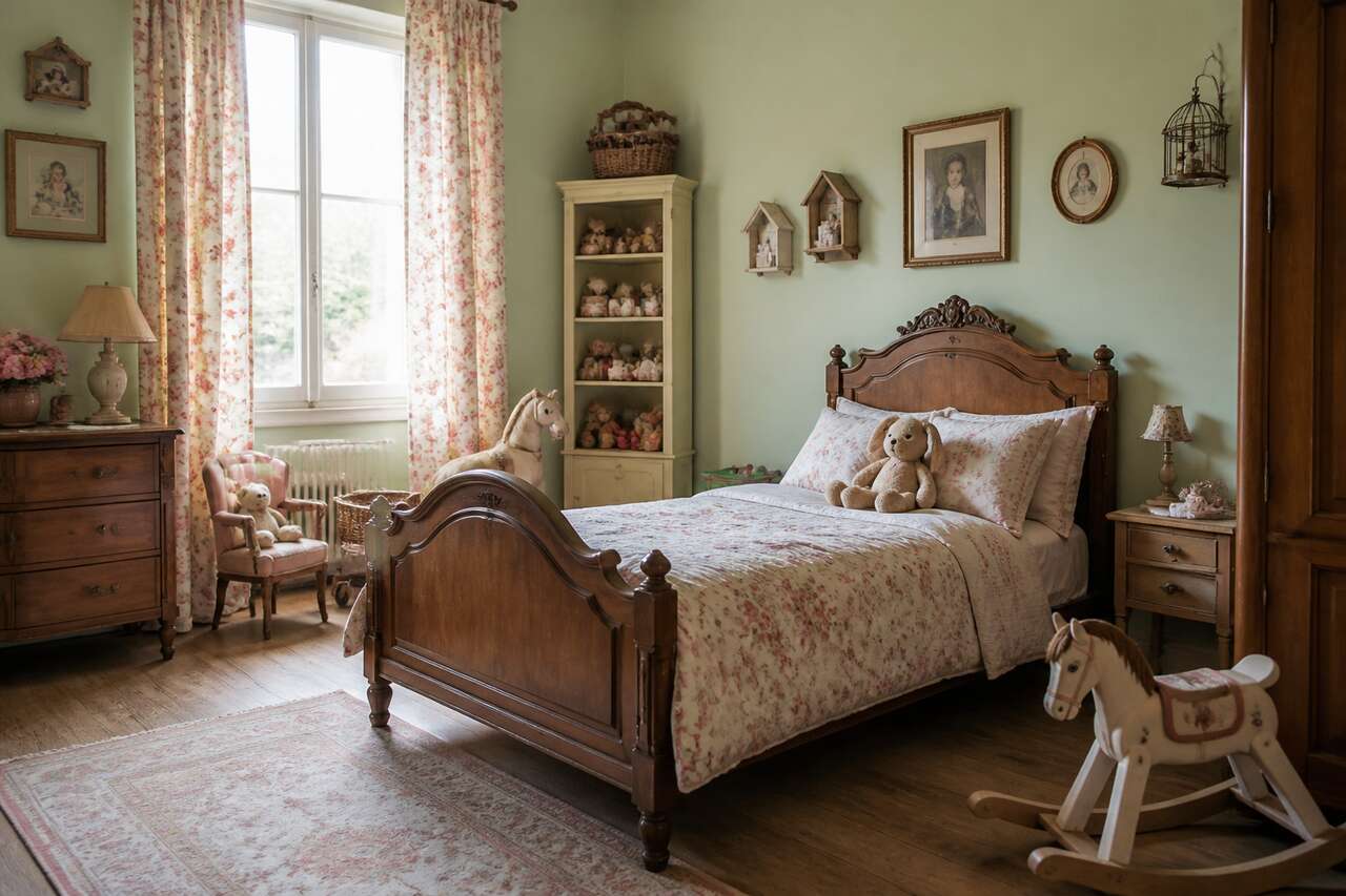 Chambre enfant style vintage : idées déco