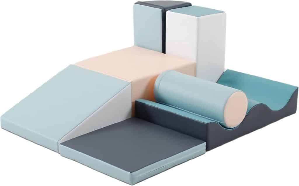 Test des blocs IGLU soft play : modules de motricité pastel