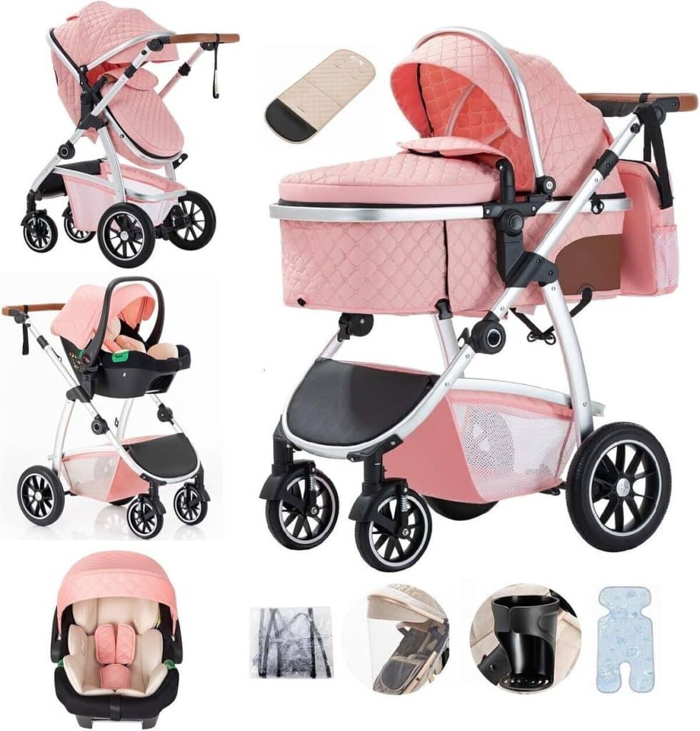 Test Lnhcrbs poussette 3 en 1 compacte et pratique