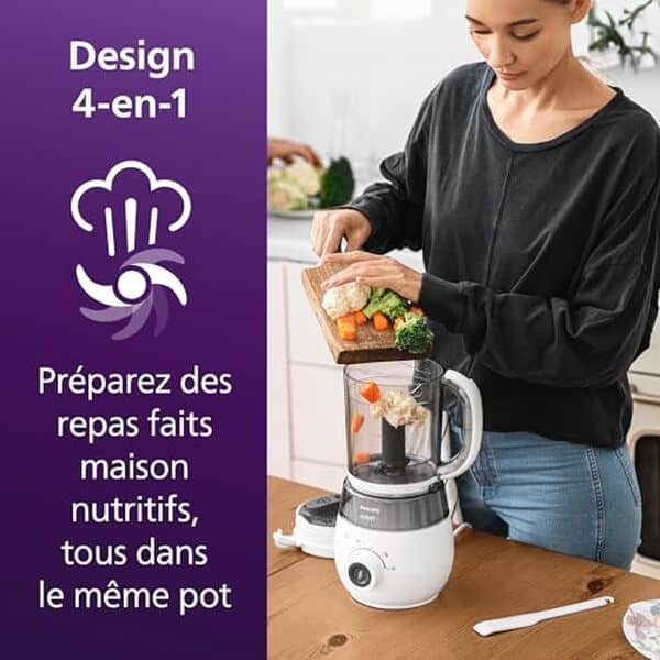 Découvrez notre test détaillé du robot cuiseur-mixeur Philips Avent SCF883/20 : performances, fonctionnalités et avantages pour l'alimentation de bébé. 