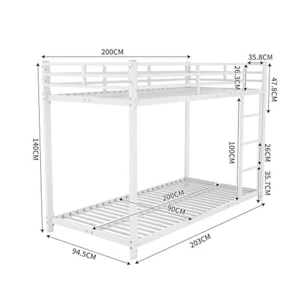 Découvrez notre test détaillé du lit superposé multifonctionnel Yehtokhome blanc 90x200 cm : design, fonctionnalités et avis d'utilisateurs pour bien choisir.