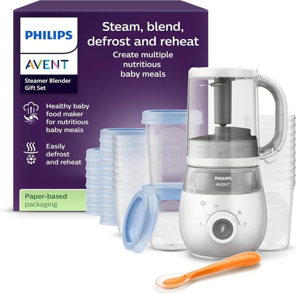 Test : philips Avent robot cuiseur-mixeur 4 en 1 pour bébé SCF883/20