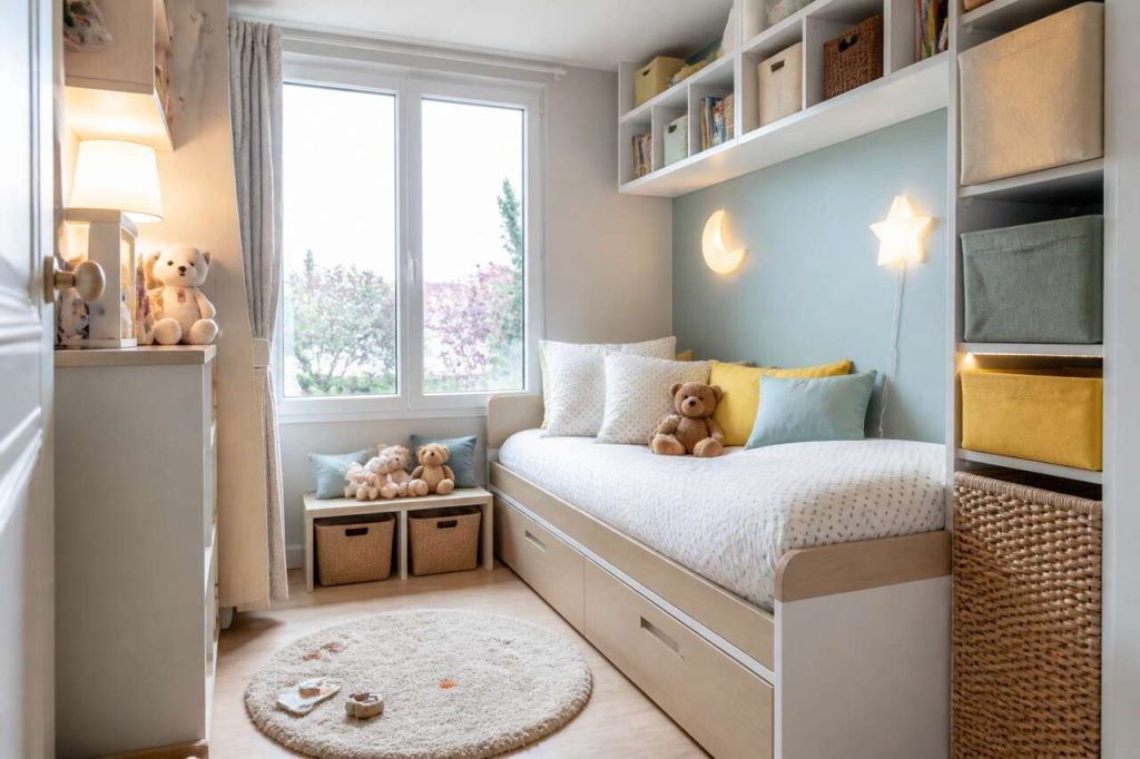 Comment optimiser l'espace dans une petite chambre d'enfant ?
