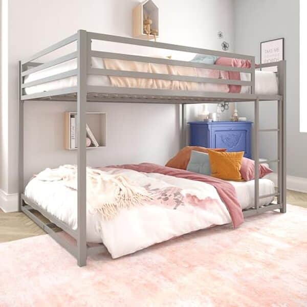 Découvrez notre avis détaillé sur le lit superposé en métal DHP Miles argent double : qualité, stabilité et avantages pour votre chambre. 