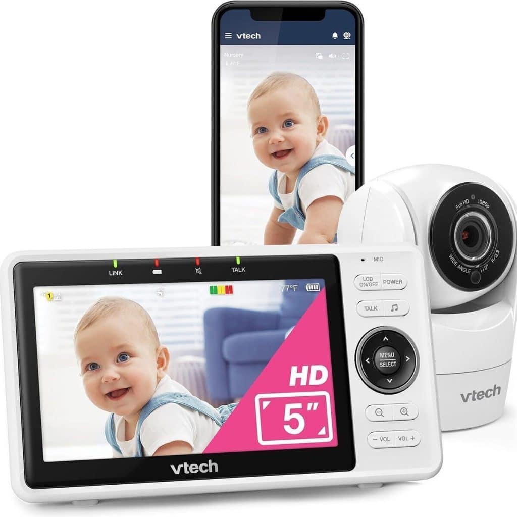 Test babyphone VTech Baby Camera 5 pouces : vision large et connectée