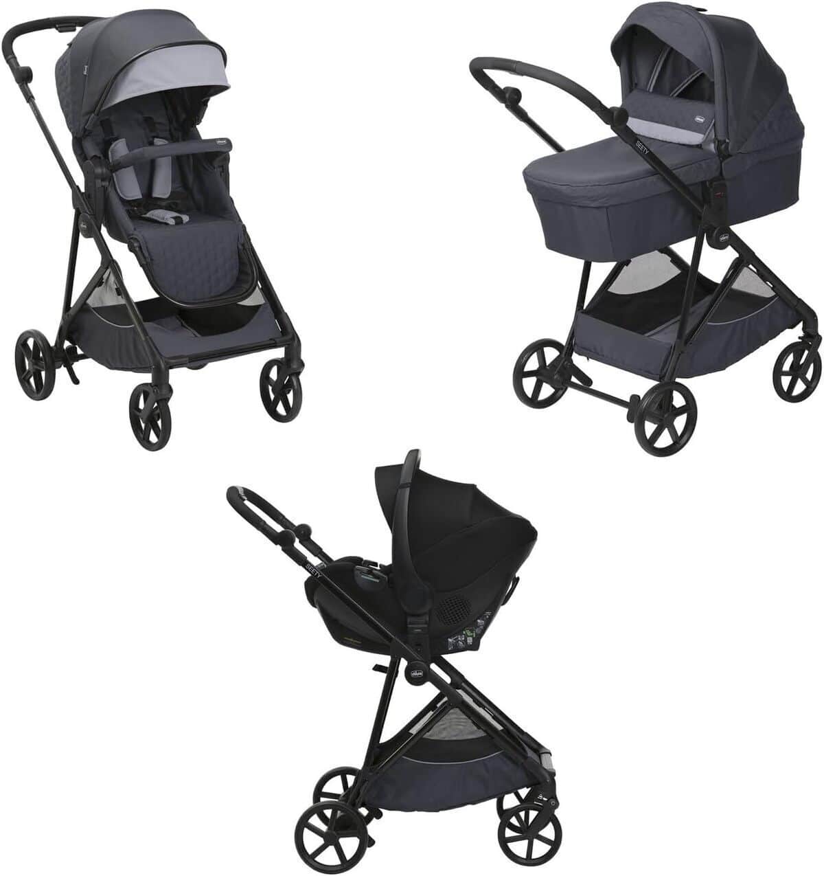 Test : chicco Trio Seety 3en1, poussette et siège auto ultra-léger