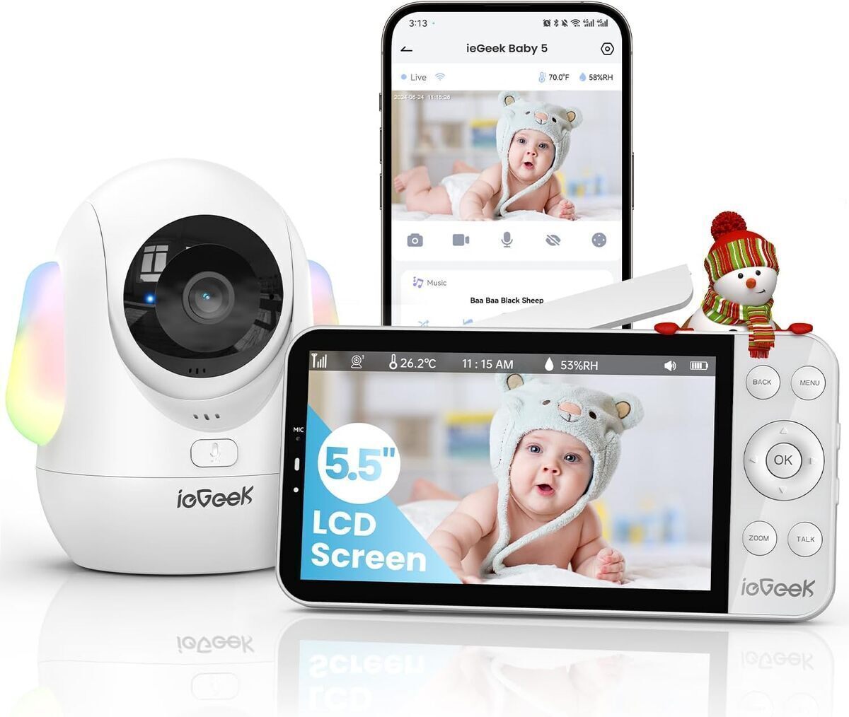 Test du babyphone ieGeek : vision nocturne et caméra intelligente