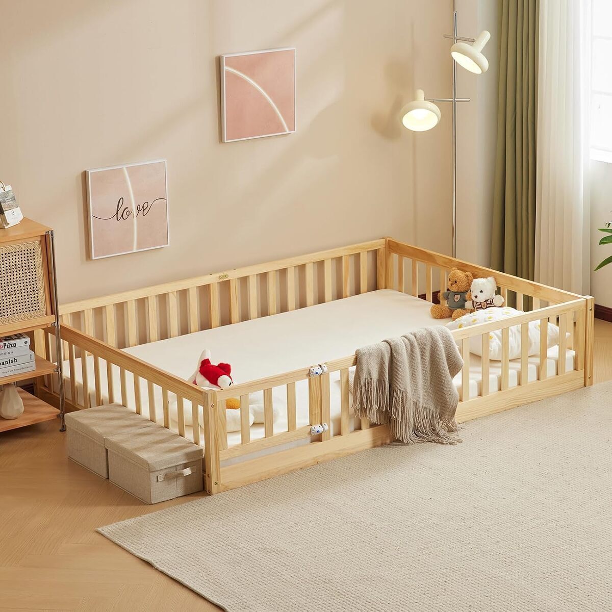 Test du lit cabane LEADZM pour enfants 140x200 cm