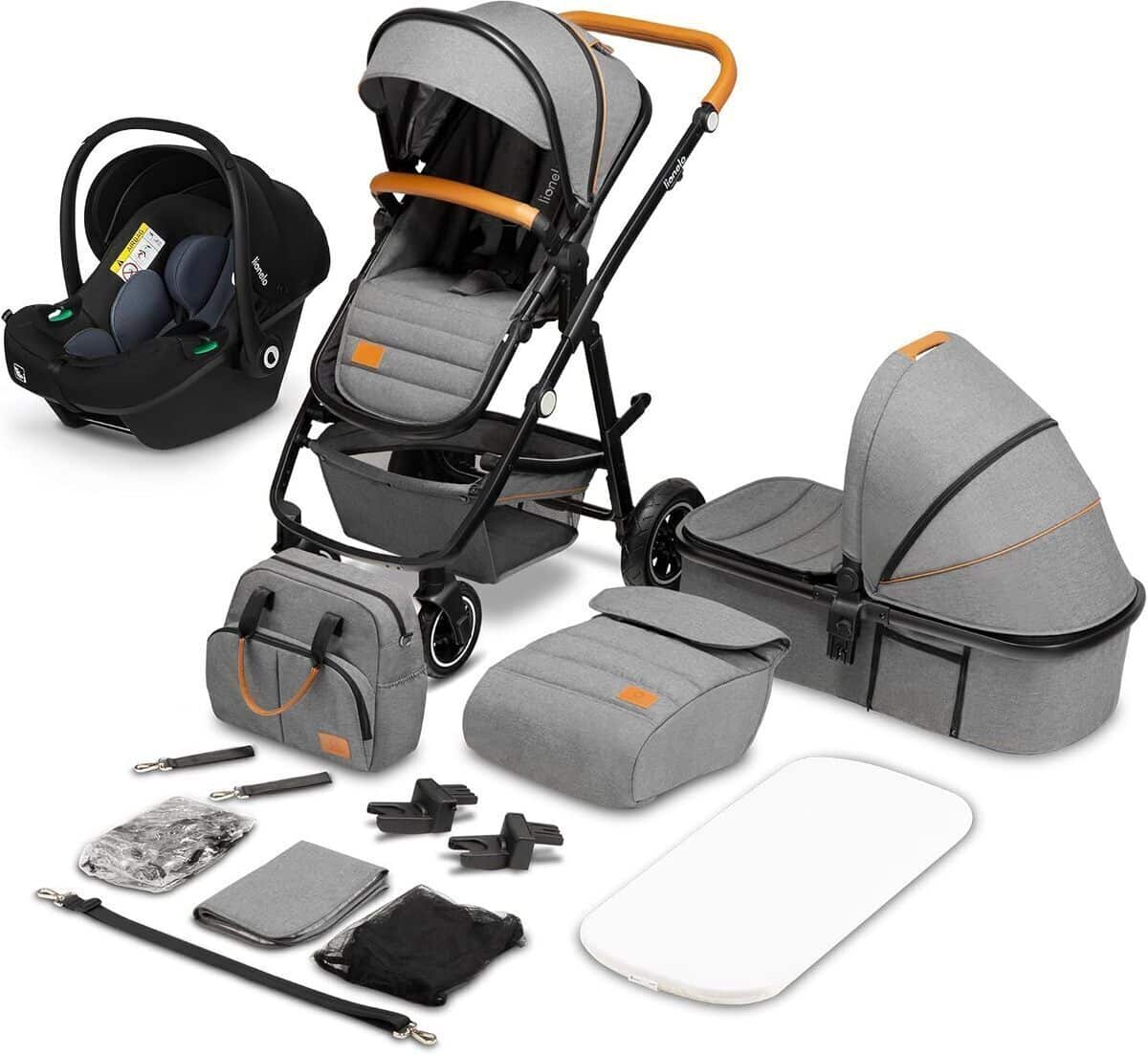 Test poussette multifonctionnelle Lionelo Amber 3 en 1