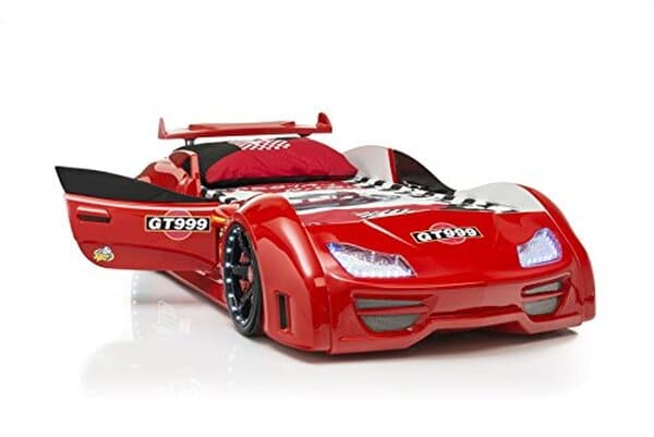 Découvrez notre test détaillé du lit enfant voiture GT 999 rouge avec éclairage LED et portes sonores. Avis, caractéristiques et conseils d'achat pour le meilleur lit automobile. 