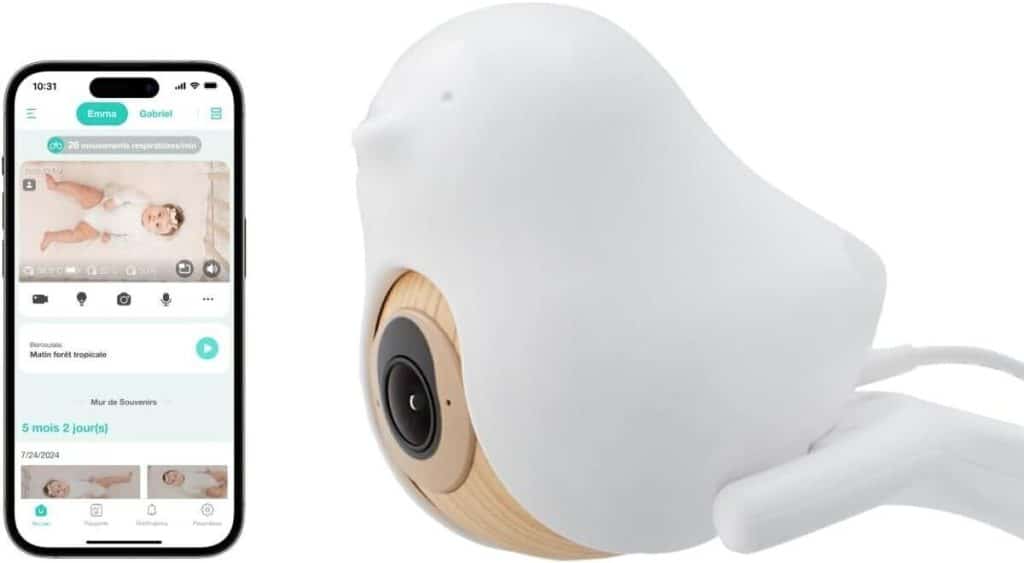 Test : babyphone intelligent CuboAi 3 avec caméra 2.5K et fonctions avancées
