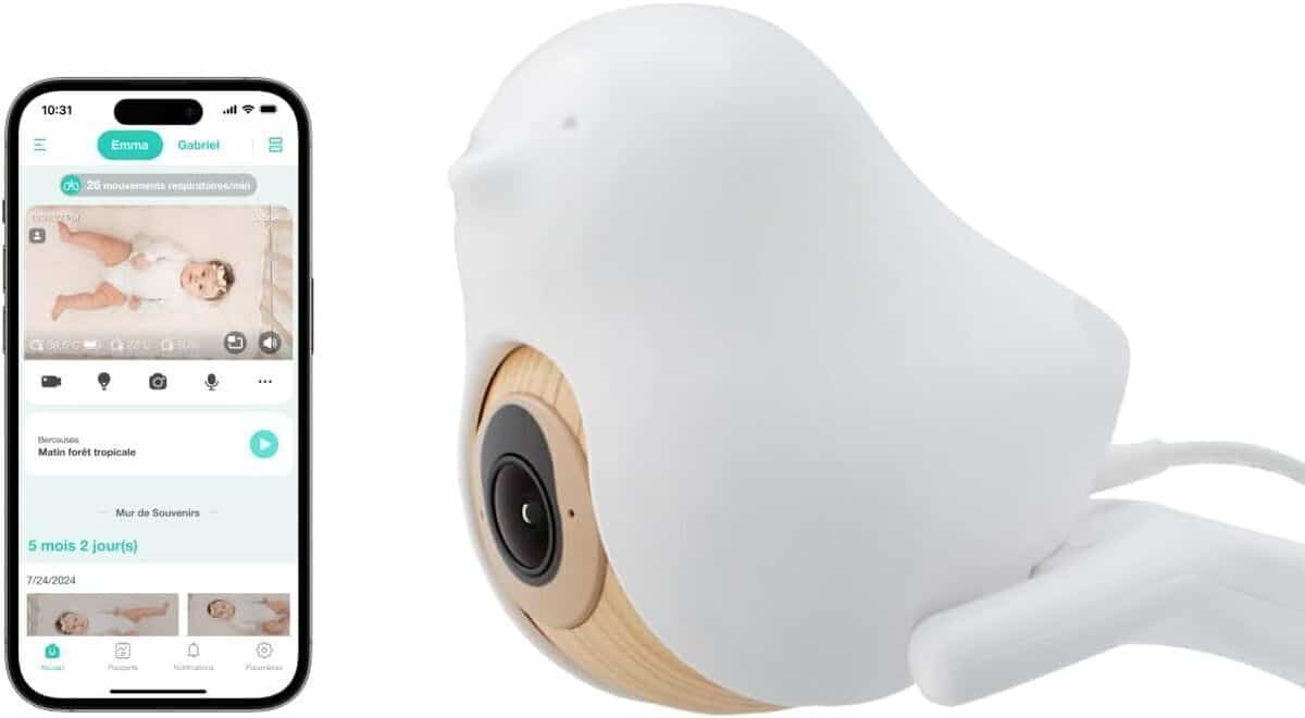 Test : babyphone intelligent CuboAi 3 avec caméra 2.5K et fonctions avancées