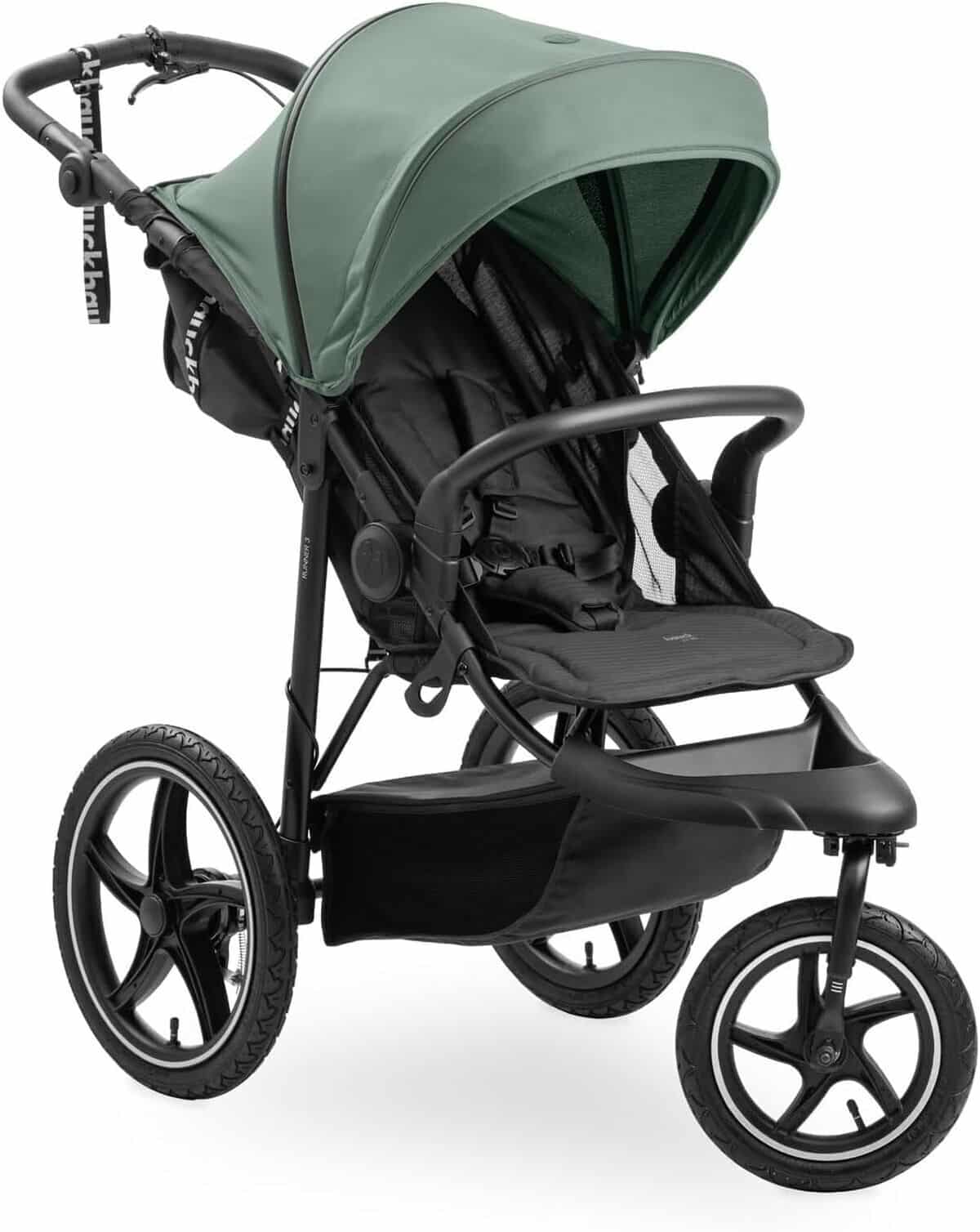 Test de la poussette hauck Runner 3 jungle green : polyvalence tout-terrain