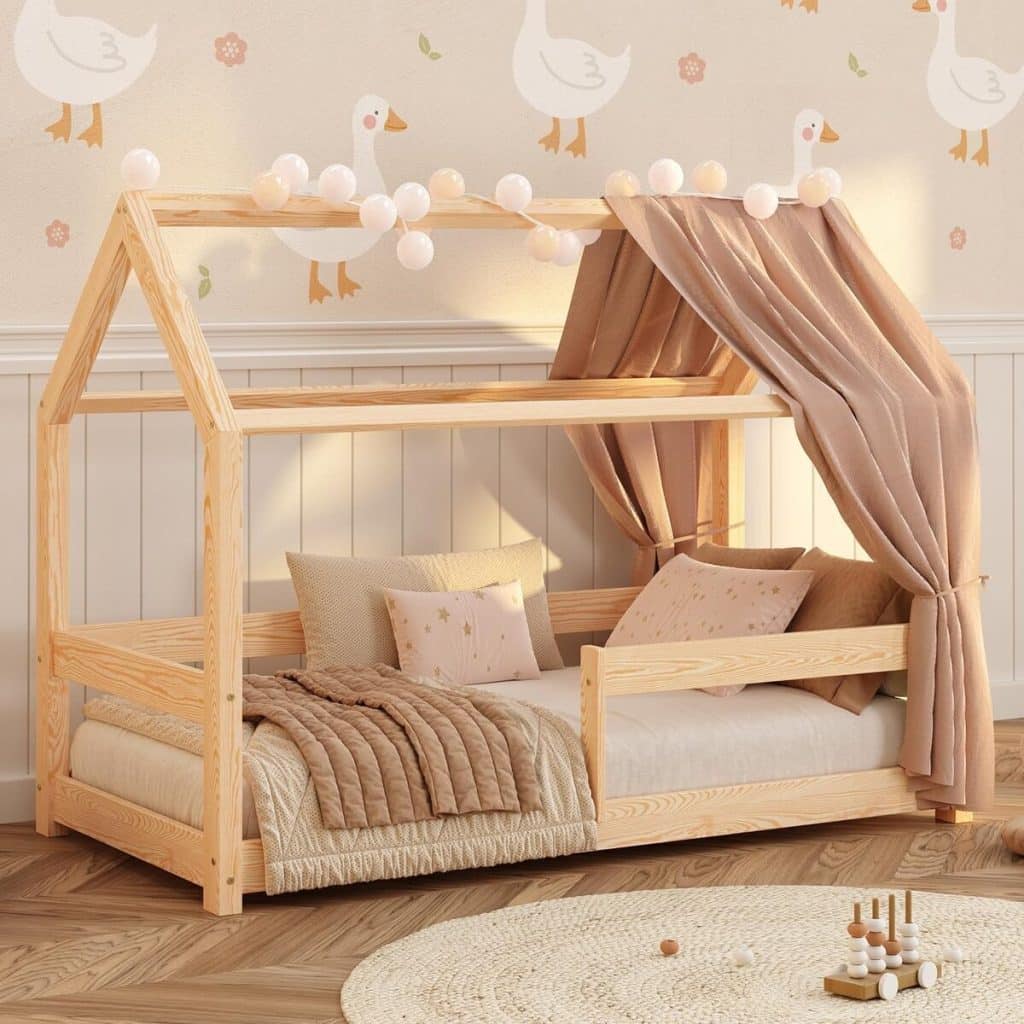 Test du lit cabane smartwood Milo 90x190 bois massif