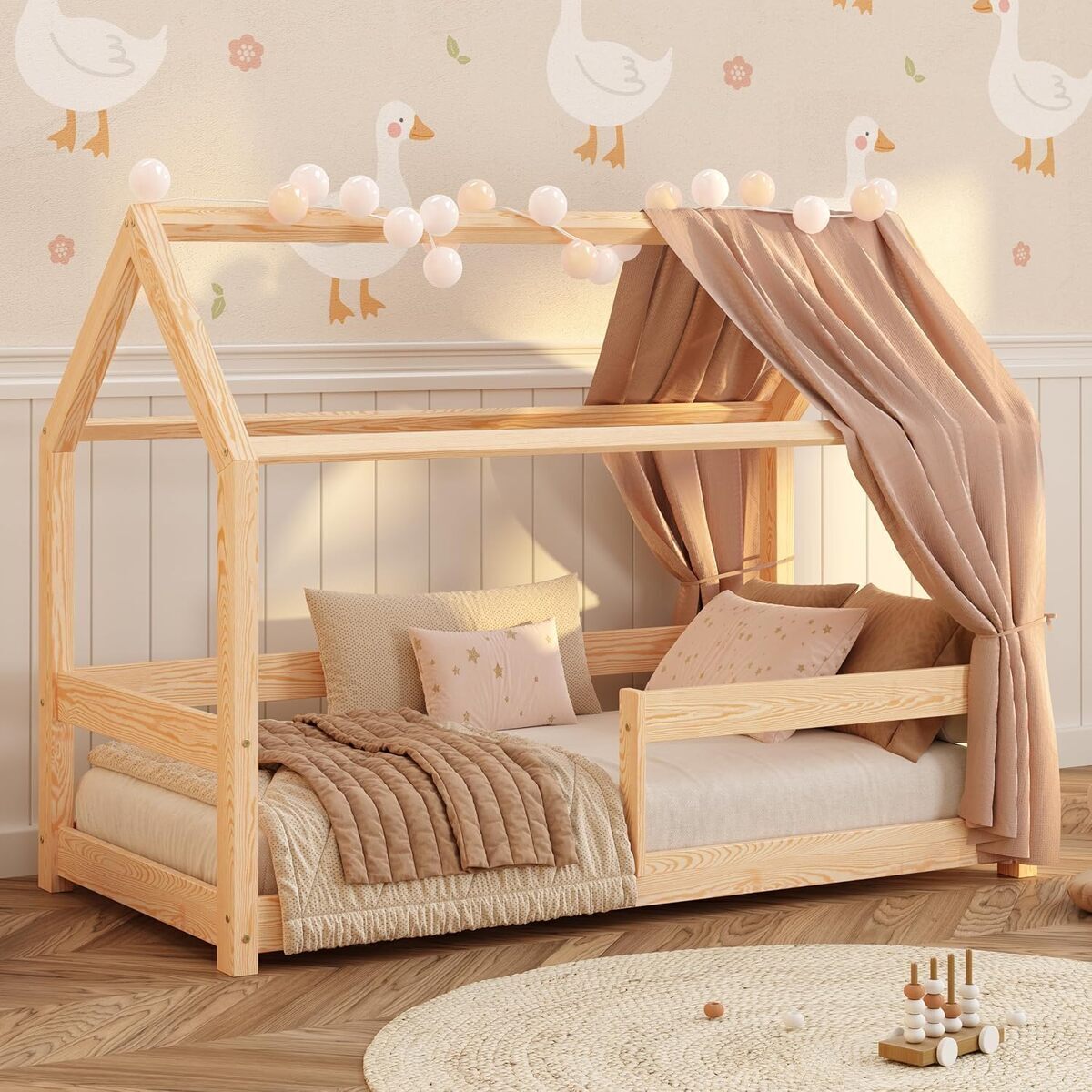 Test du lit cabane smartwood Milo 90x190 bois massif
