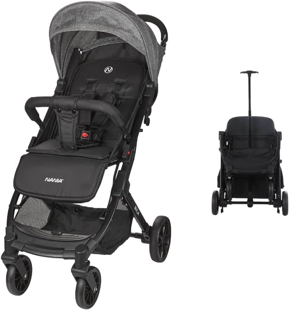 Test : poussette compacte Zoe - modèle Zoé kaki